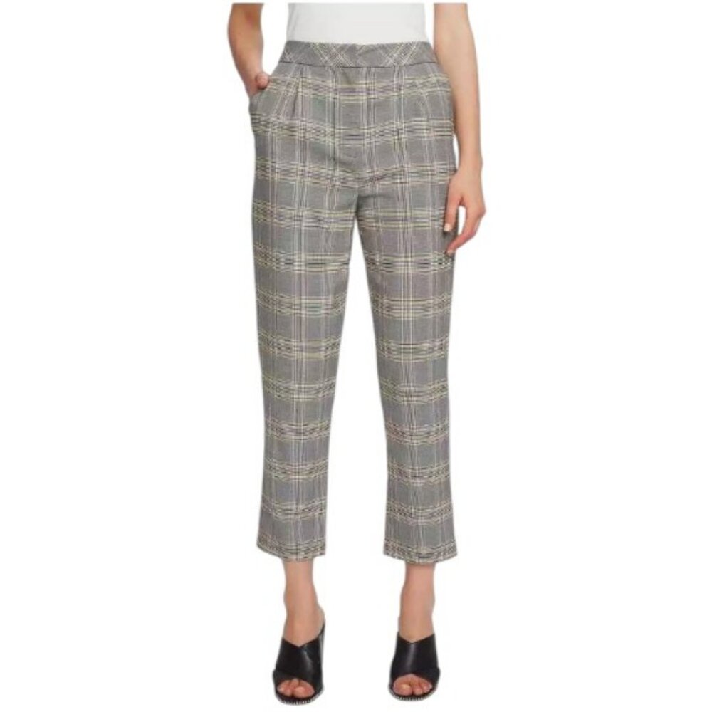 Up! grey plaid pants size 8